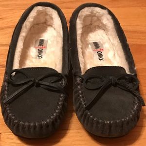 Minnetonka Moccasins Dark Gray